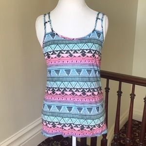 VICTORIAS SECRET PINK tribal tank top